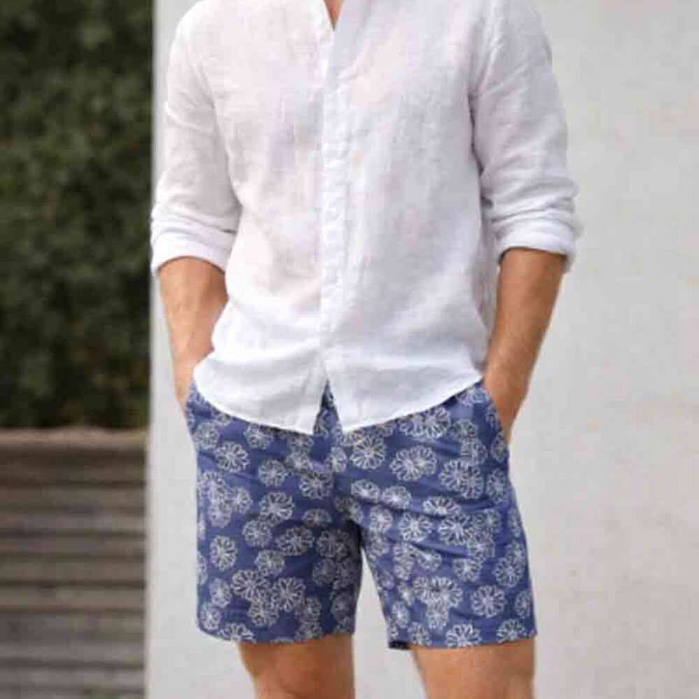 Levi's XX Chino Relaxed Shorts Blue White Floral Men's Size 36